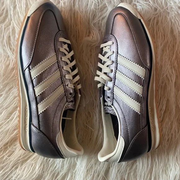 ✨NWT✨ Adidas SL 72 OG Women’s, Off White/ Aurora Black, Size 8.5 - Picture 9 of 13